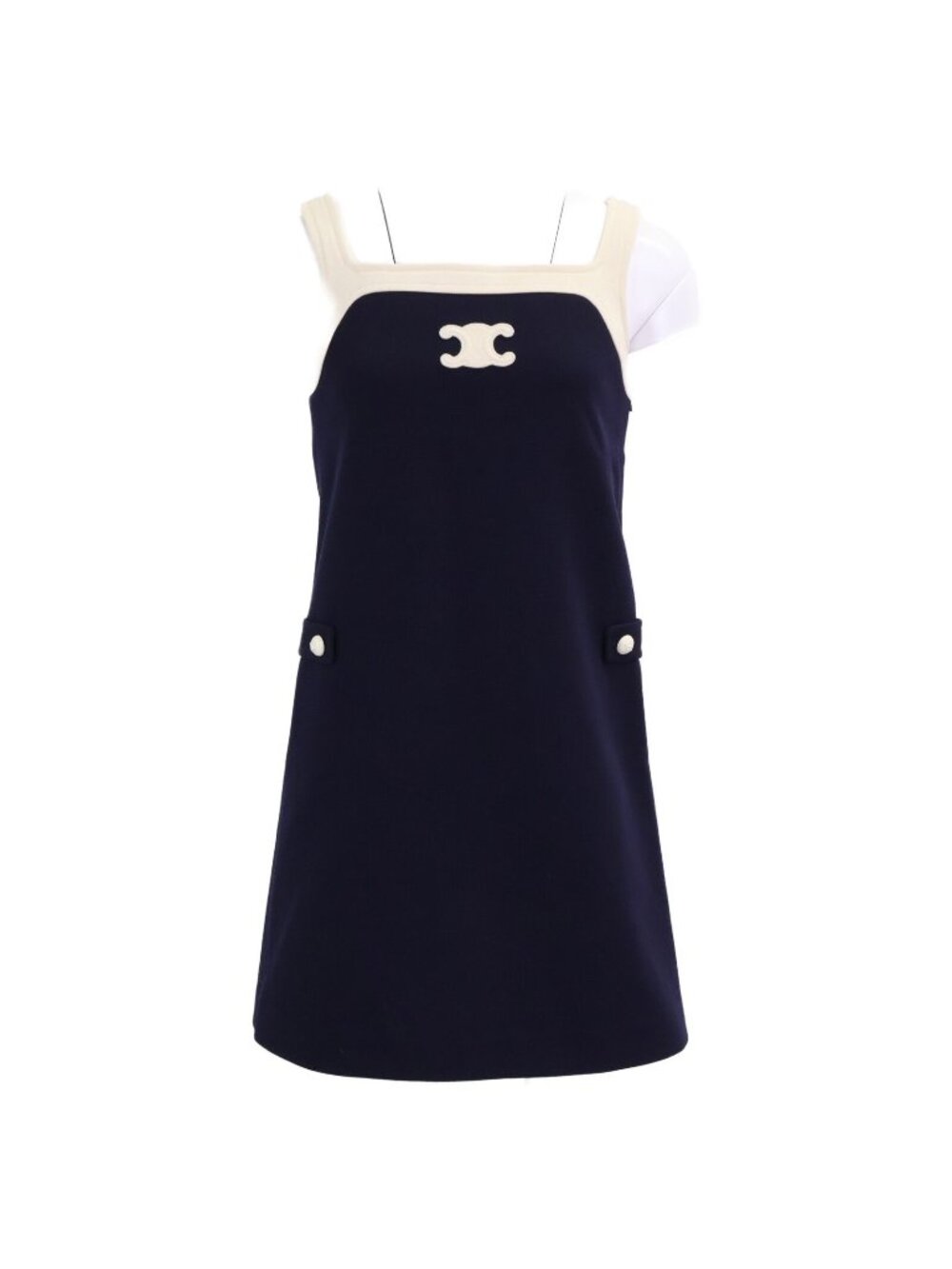 Celine Triomphe Sleeveless Mini Dress XS